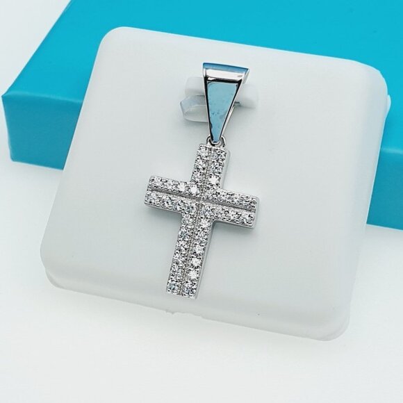 "925 Sterling Silver CZ Beautiful Pendant for Women, 1USPAR4012 - Picture 1 of 11